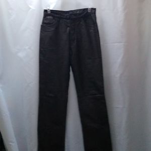 Gap brown leather pants